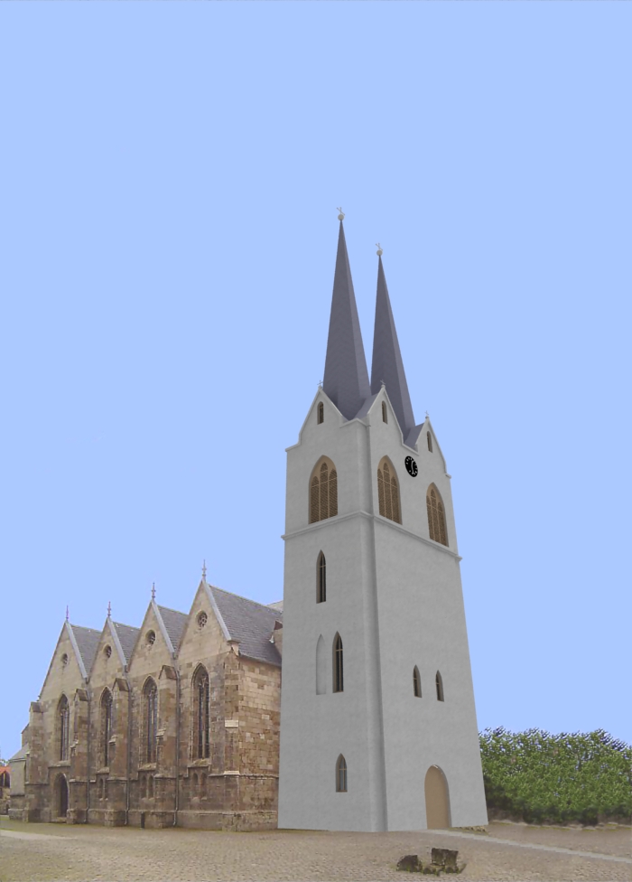 Kirche Beton Glockenturm
